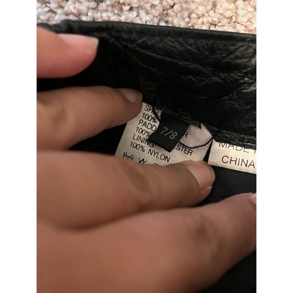 100% Authentic Leather Vintage Shorts Sz 7/8 - Picture 4 of 6